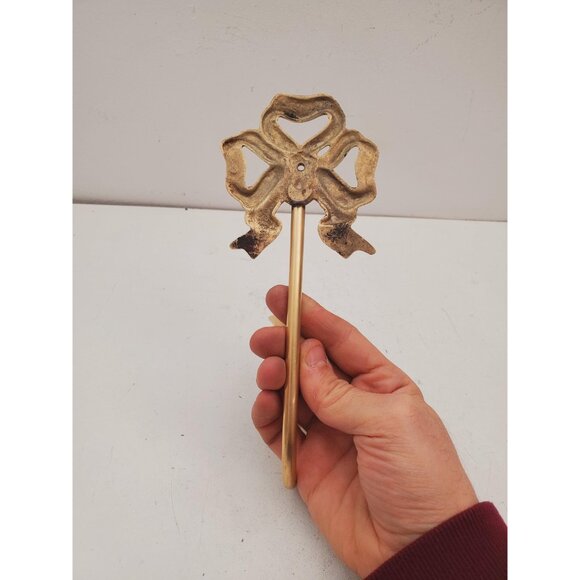 vintage Brass Wall Sconce Candle holder brass wall sconces candle sconces - Picture 6 of 10